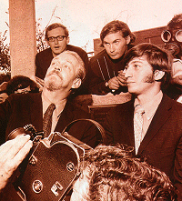 Photo: Robert Lansdale Led by Professor Donald Chant, left, environmental activists recognized Survival Day in 1970.